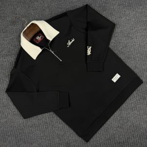 Collared Quarter Zip Sweatshirt