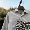 Premium Fancy Fabric Shirt - Gray Chateau