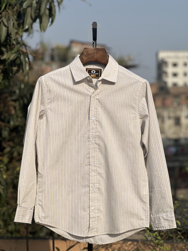 Strap Shirt - Cream Grey
